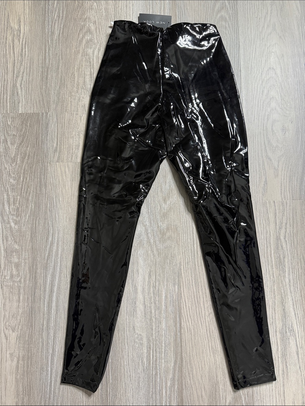 New Look Glossy Black Vinyl Leggings